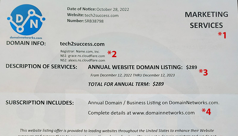 Domain Networks Bill
