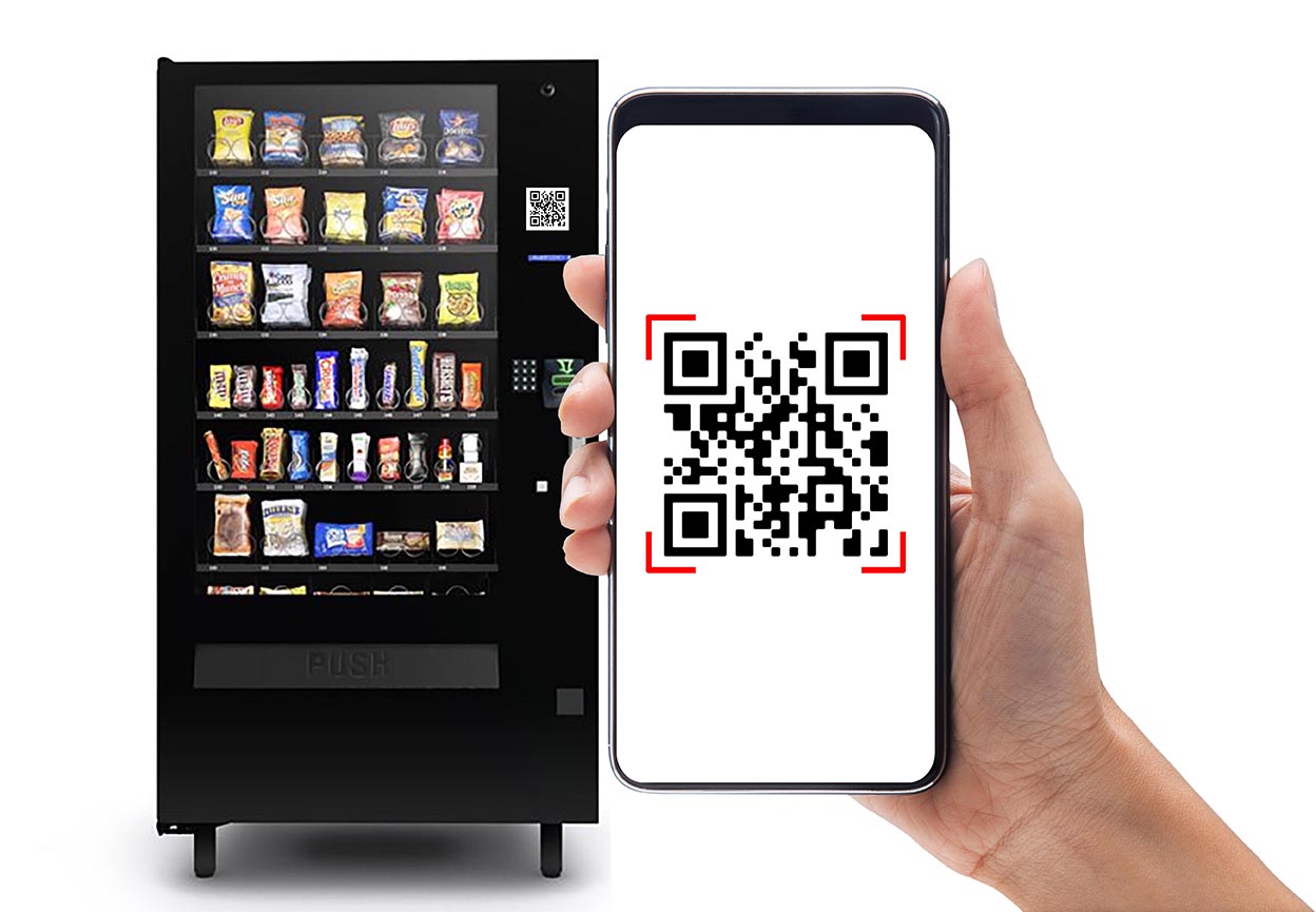 Hand using mobile smart phone scan Qr code. Barcode reader, Qr code payment, Cashless technology, Digital money concept.